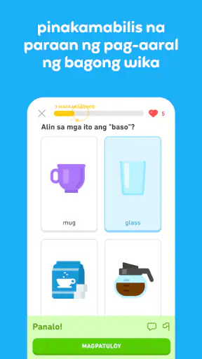 Duolingo: Mga Leksiyon sa Wika screenshot