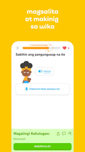 Duolingo: Mga Leksiyon sa Wika screenshot