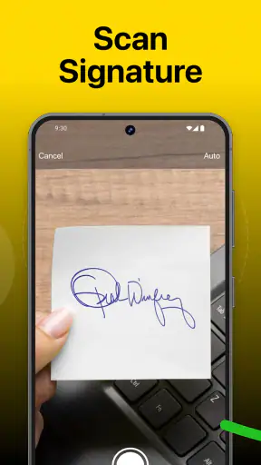 e Signature Scanner, Sign PDF screenshot