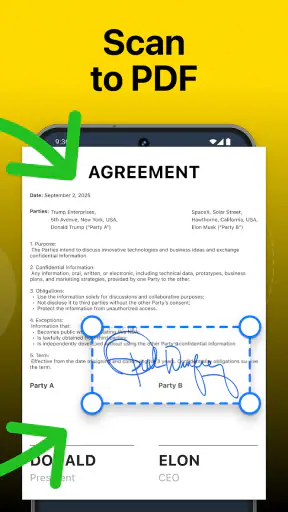 e Signature Scanner, Sign PDF screenshot