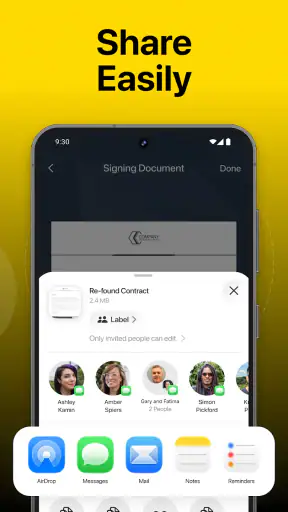 e Signature Scanner, Sign PDF screenshot