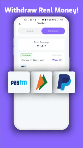 Earning Quiz: Play & Earn Cash screenshot