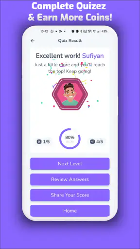 Earning Quiz: Play & Earn Cash screenshot