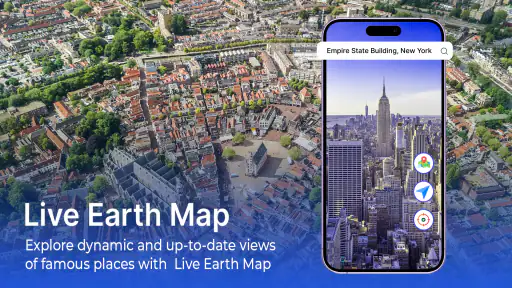 Earth Map Satellite: View screenshot