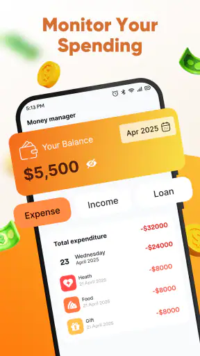 Easy Money Tracker screenshot