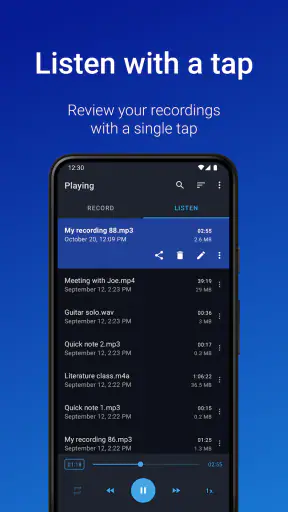 Easy Voice Recorder Pro screenshot