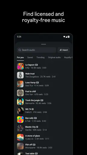 Edits: Video Editor screenshot