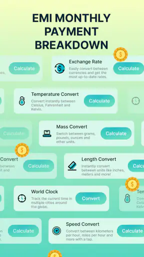 EMI Calculator Investment Tool screenshot