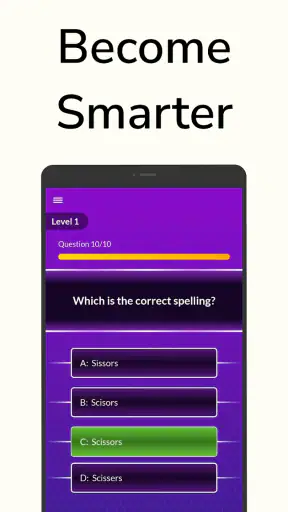 Engelse spelling: woord quiz screenshot