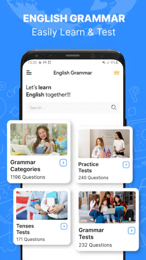 English Grammar - AI Tutor screenshot