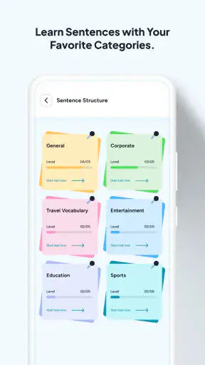 English Sentence Make & Learn screenshot