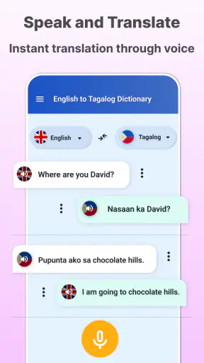 English to Tagalog Dictionary screenshot