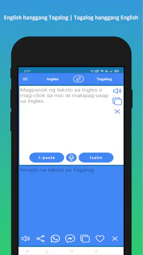 English to Tagalog Translator screenshot