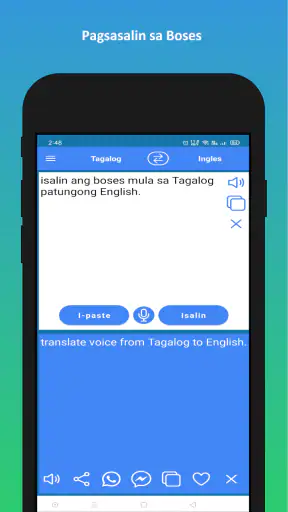 English to Tagalog Translator screenshot