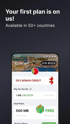 eSIM io: Global SIM Card screenshot