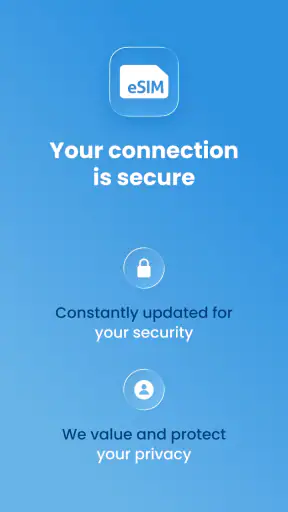 eSim Prepaid Mobile Travel App screenshot