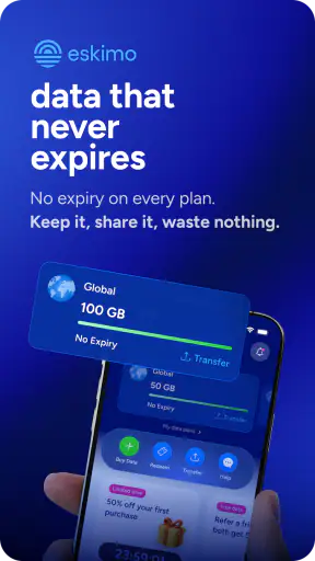 Eskimo: eSIM Travel Internet screenshot