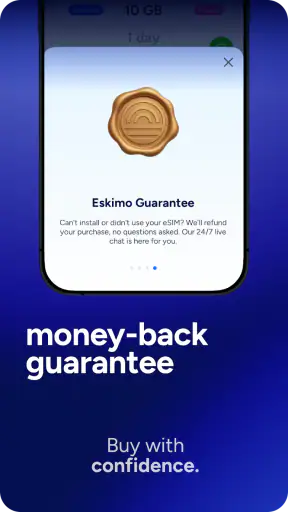 Eskimo: eSIM Travel Internet screenshot