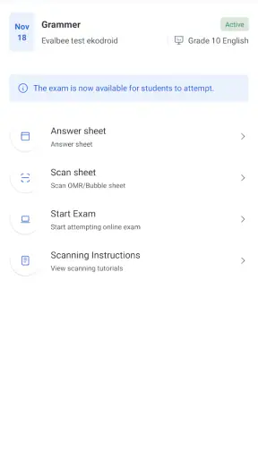 Evalbee Student screenshot