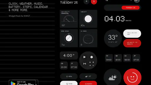 Evrything Widget Pack for KWGT screenshot