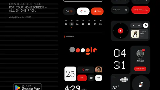 Evrything Widget Pack for KWGT screenshot