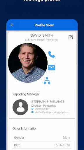 Excelity HCM screenshot