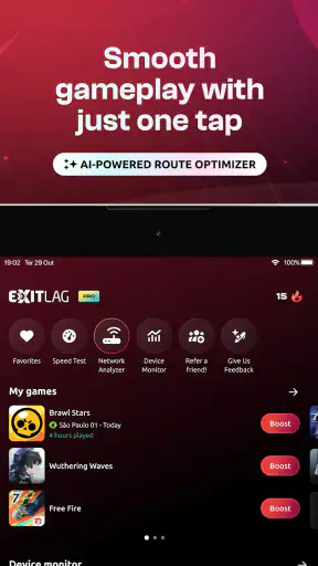 ExitLag: Lower your Ping screenshot