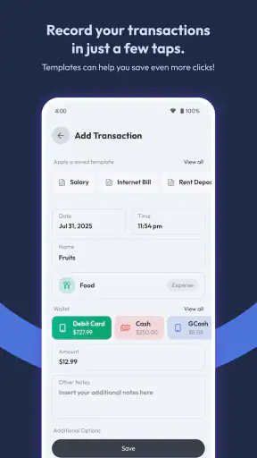 eXpend: Make Budgeting a Habit screenshot