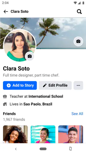 Facebook Lite screenshot