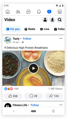 Facebook Lite screenshot