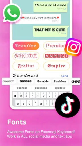 Facemoji AI Emoji Keyboard screenshot