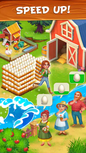 Farm Town: Merge Village Story screenshot