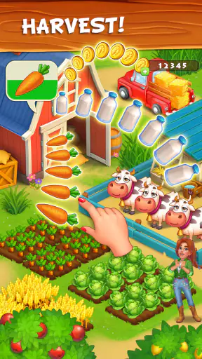 Farm Town: Merge Village Story screenshot
