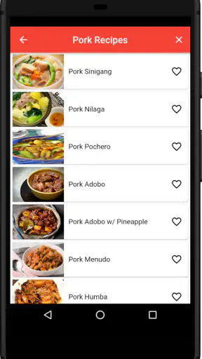 Filipino Food Recipes screenshot