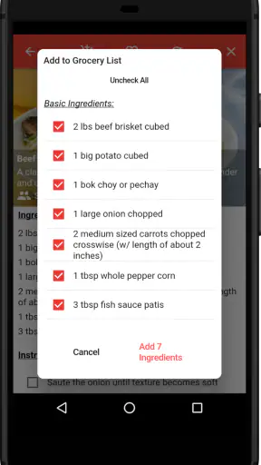 Filipino Food Recipes screenshot
