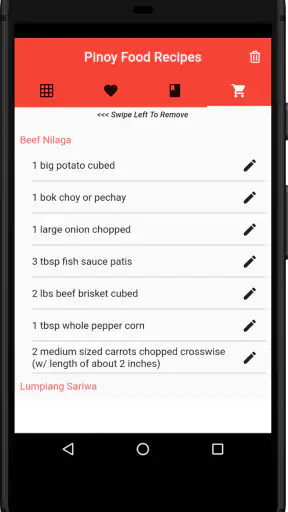Filipino Food Recipes screenshot