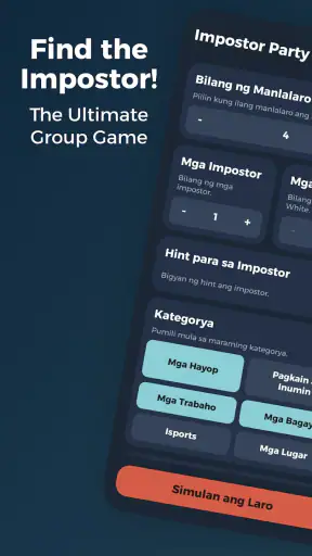Find the Impostor - Group Game screenshot