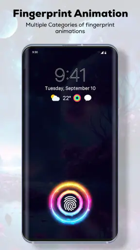 Fingerprint Live Animation App screenshot