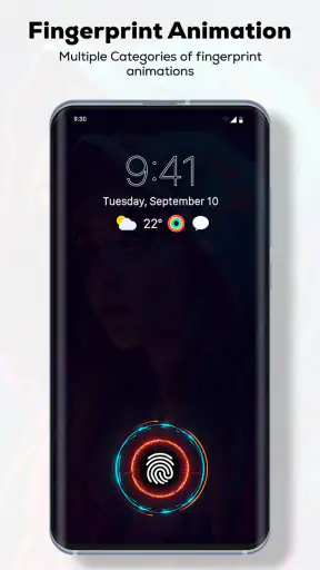Fingerprint Live Animation App screenshot