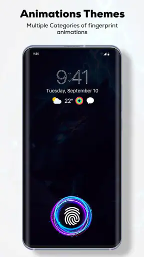 Fingerprint Live Animation App screenshot