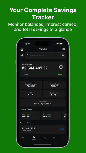 Finnest - Savings Tracker PH screenshot