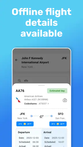 FLIGHTS – mga flight screenshot
