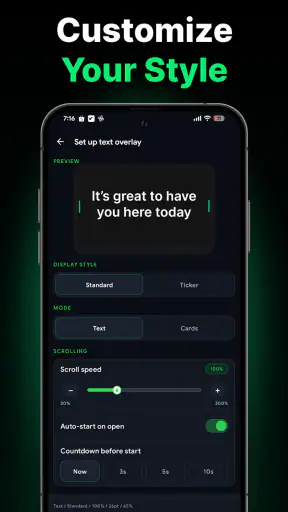 Floating Teleprompter for Live screenshot