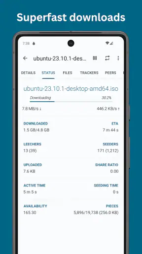 Flud+ screenshot