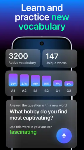 Fluently - AI English Tutor screenshot