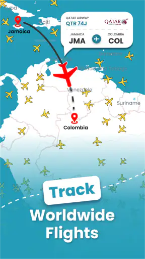 Flymat: Live Flight Tracker screenshot