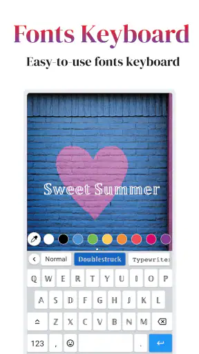 Fonts Aa - Keyboard Fonts Art screenshot