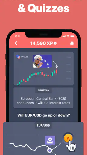 Forex Trading School & Game screenshot