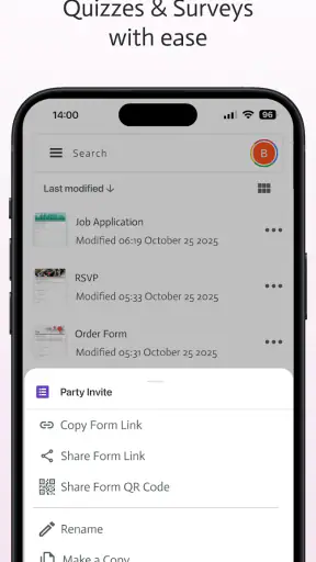 Forms App: Form Builder screenshot