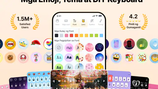 FotoAI Keyboard: Tema, Fonts screenshot